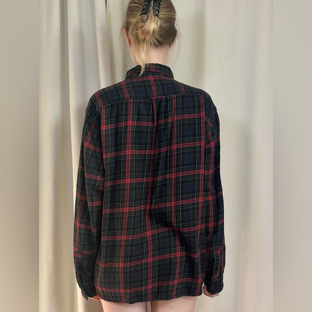 Navy Flannel Shirt - Picture 4 of 7